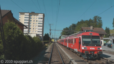 Vista dalla cabina - BLS RBDe 566 II